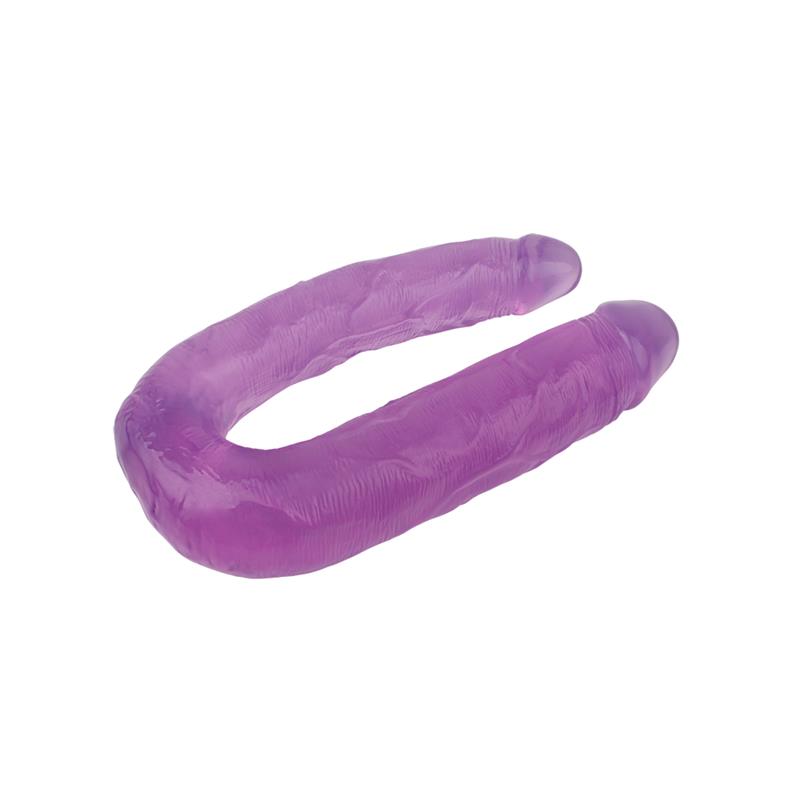 Dildo Doble 17.7 - 22.5cm Purpura - Imagen 4