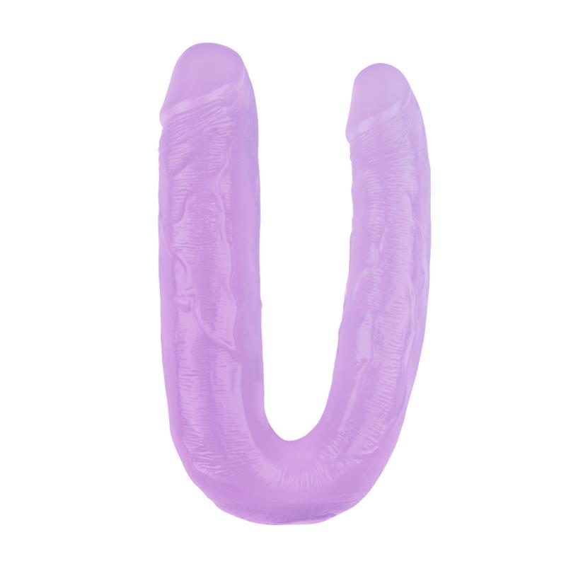 Dildo Doble 17.7 - 22.5cm Purpura