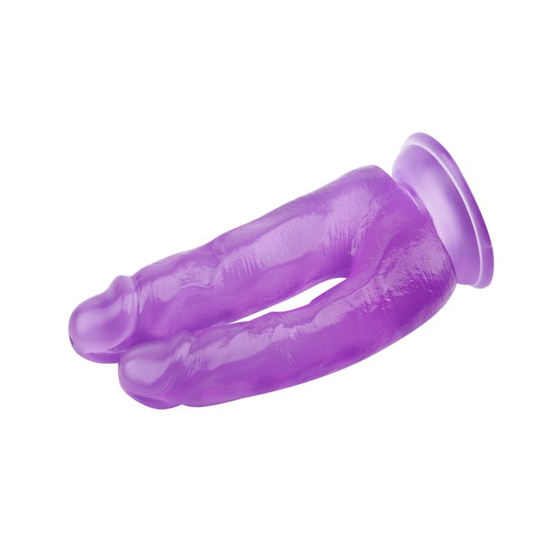 Dildo Doble 6.3 - 18cm Purpura - Imagen 2