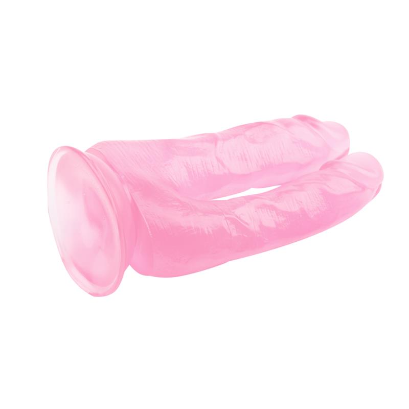 Dildo Doble 6.3 - 18cm Rosa - Imagen 4