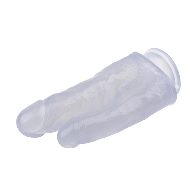 Dildo Doble 7.9 - 23cm Transparente - Imagen 2