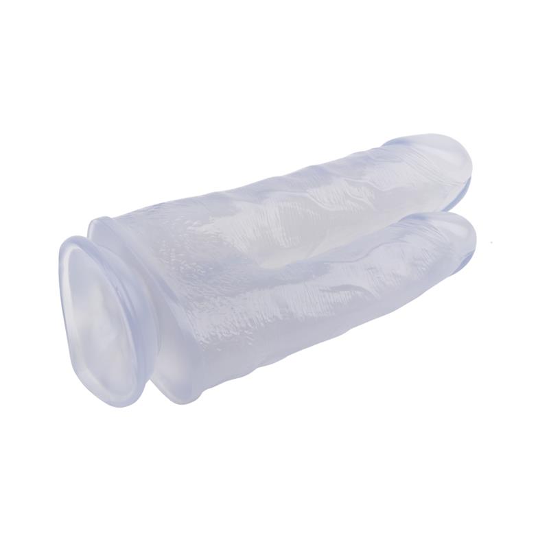 Dildo Doble 7.9 - 23cm Transparente - Imagen 3