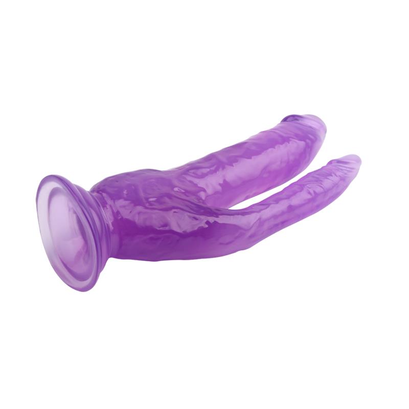 Dildo Doble 8 - 20cm Purpura - Imagen 2
