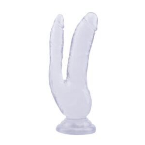 Dildo Doble 8 - 20cm Transparente