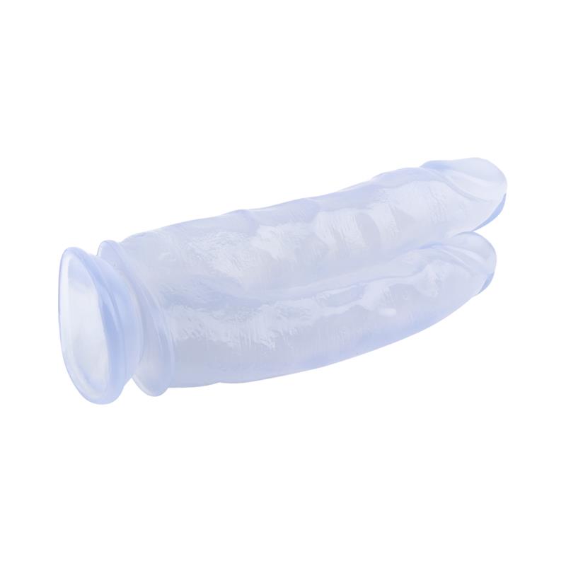 Dildo Doble 9.4 - 25cm Transparente - Imagen 3