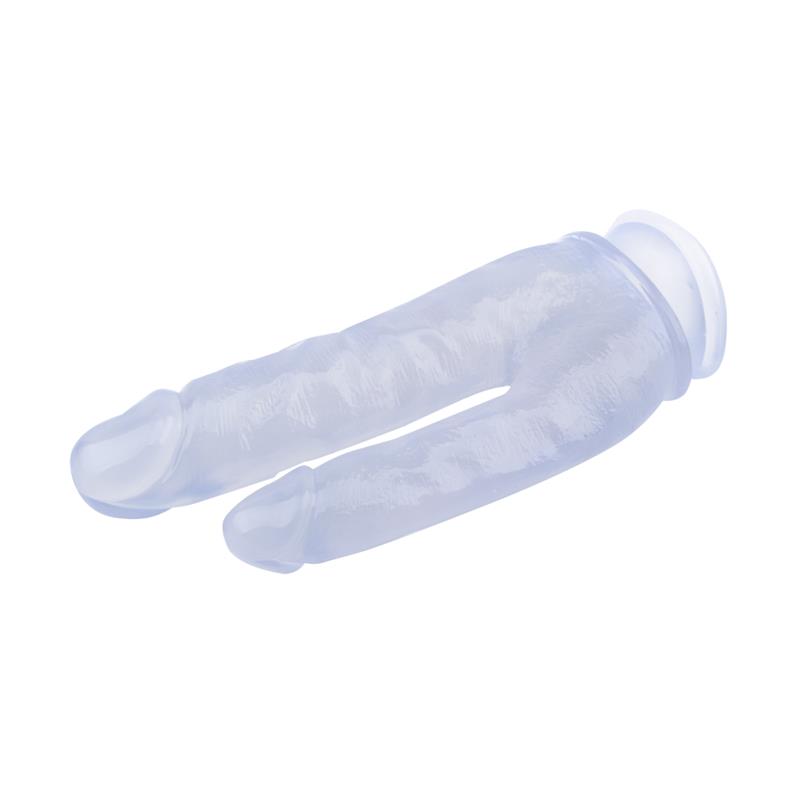 Dildo Doble 9.4 - 25cm Transparente - Imagen 4