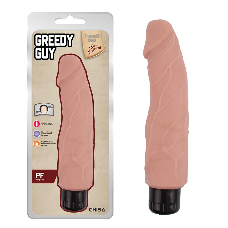 Greedy Guy Vibrador Realista 24cm