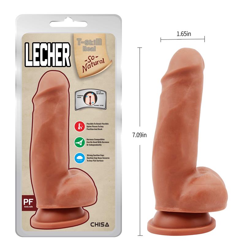 Lecher Dildo Dual Density 18cm - Imagen 5