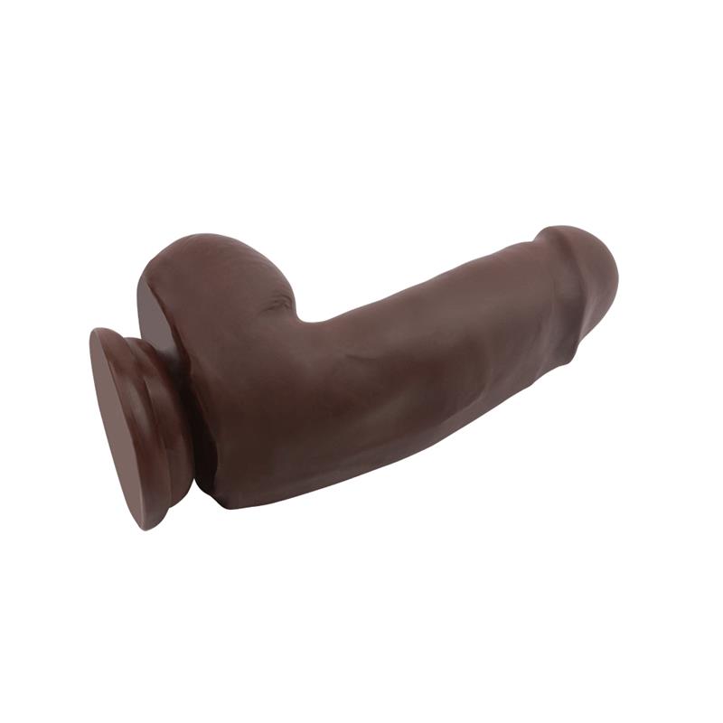 Lecher Dildo Dual Density Marrón 18cm - Imagen 6