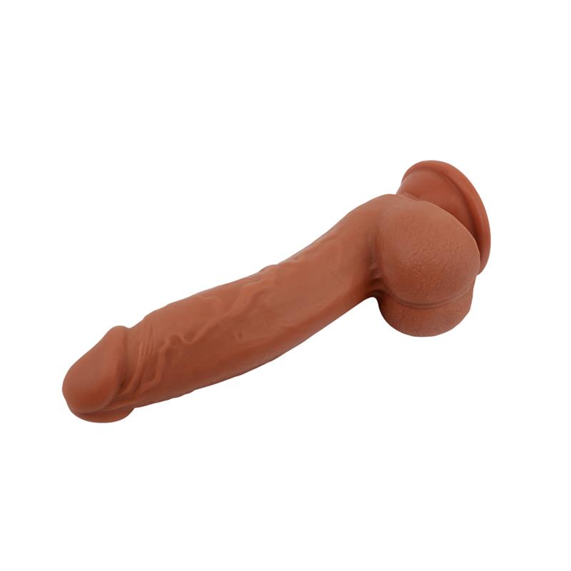 Peotillomania Dildo Dual Density Bronceado 19.5cm - Imagen 4