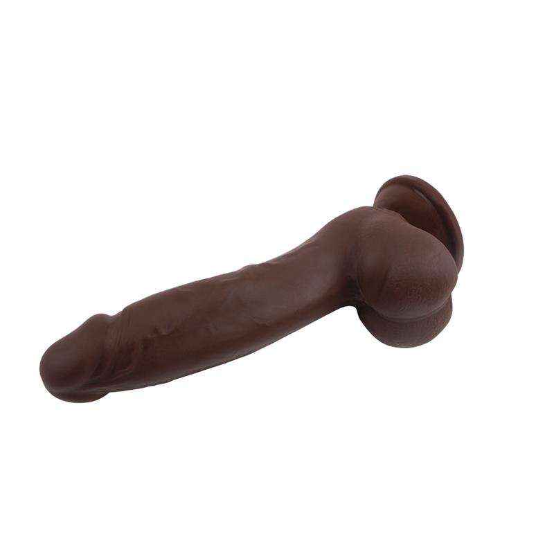 Peotillomania Dildo Dual Density Marrón 19.5cm - Imagen 4