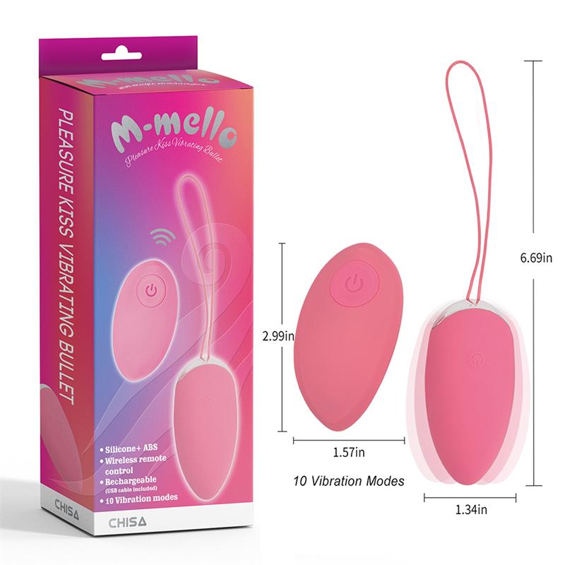 Pleasure Kiss Huevo Vibrador con Control Remoto Rosa - Imagen 5