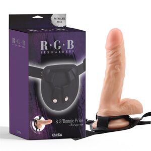 Arnés con dildo Ronnie Price 8.3