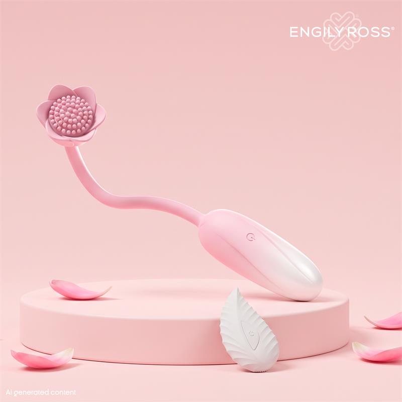 Florae Huevo Vibrador con Rosa Estimuladora - Imagen 3