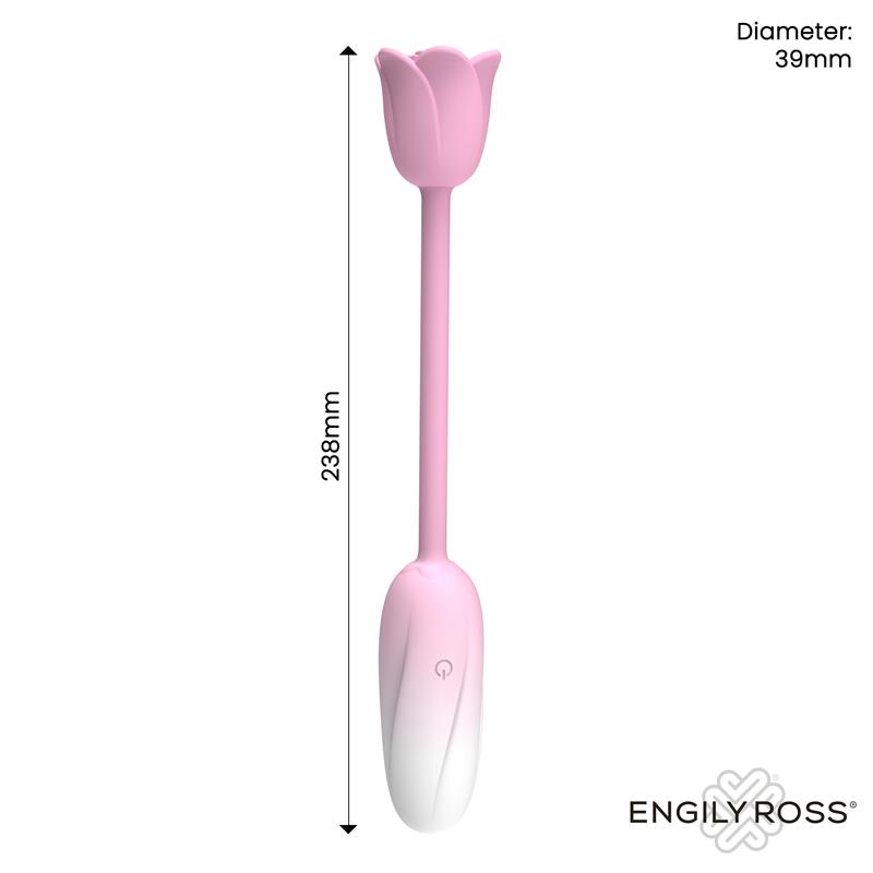 Florae Huevo Vibrador con Rosa Estimuladora - Imagen 4