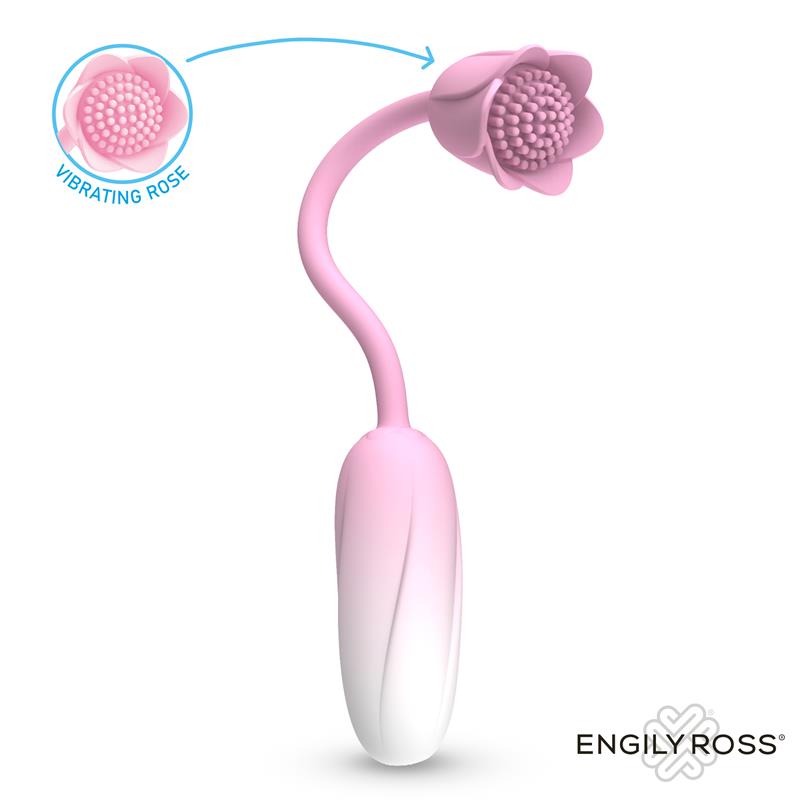 Florae Huevo Vibrador con Rosa Estimuladora - Imagen 6