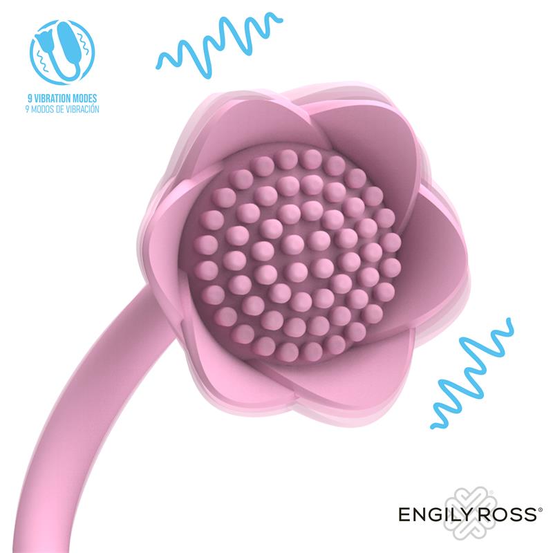 Florae Huevo Vibrador con Rosa Estimuladora - Imagen 7