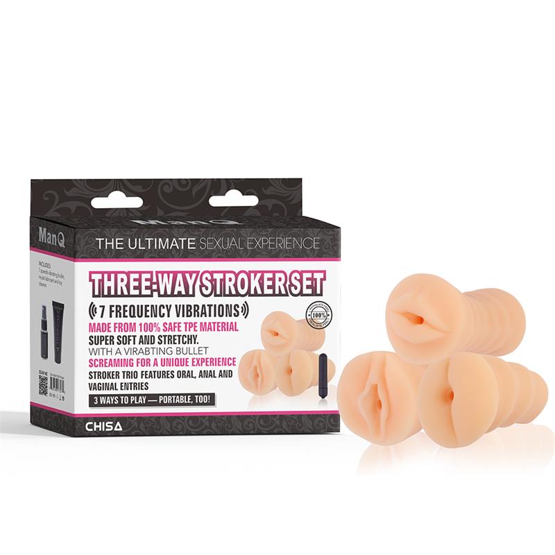 Three Way Stroker Set de 3 - Imagen 6